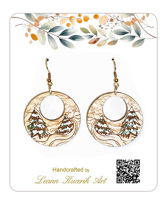 Wood Earrings